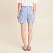 Short large taille haute bleu clair femme