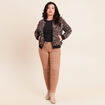 Gilet r&eacute;versible esprit bomber noir femme