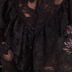 Blouse en dentelle noir femme