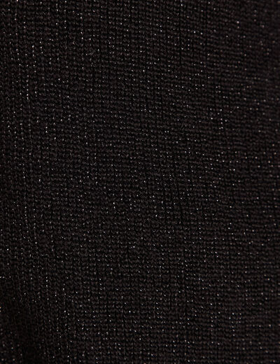 Gilet manches longues noir femme