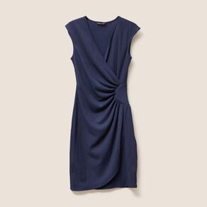 robe courte ajustee bleu marine femme Robe courte ajustée bleu marine femme