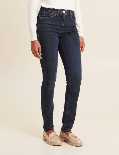 Jeans chaud magique denim brut femme