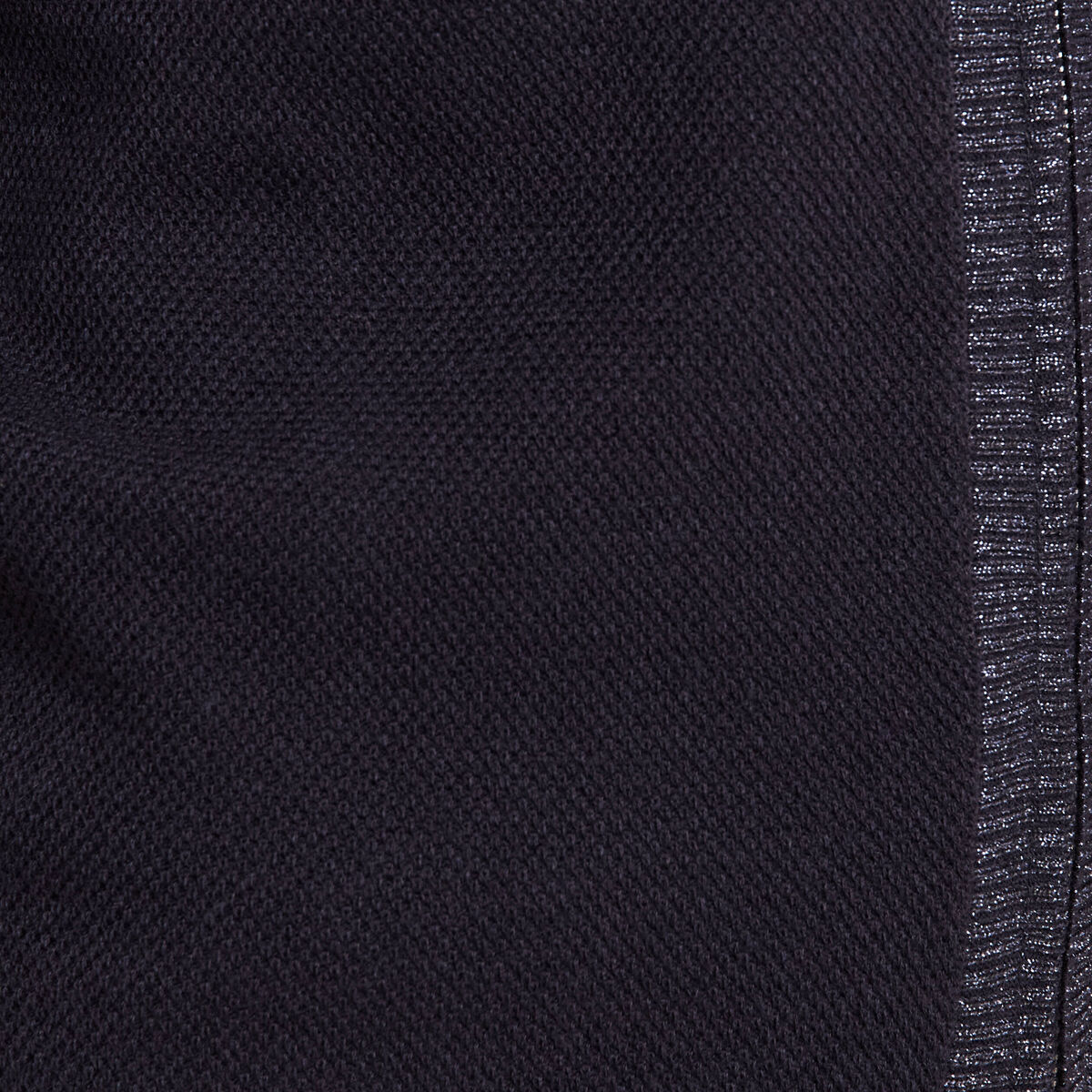 Gilet &agrave; capuche zipp&eacute; bleu fonc&eacute; femme