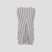 Blouse sans manches ecru femme