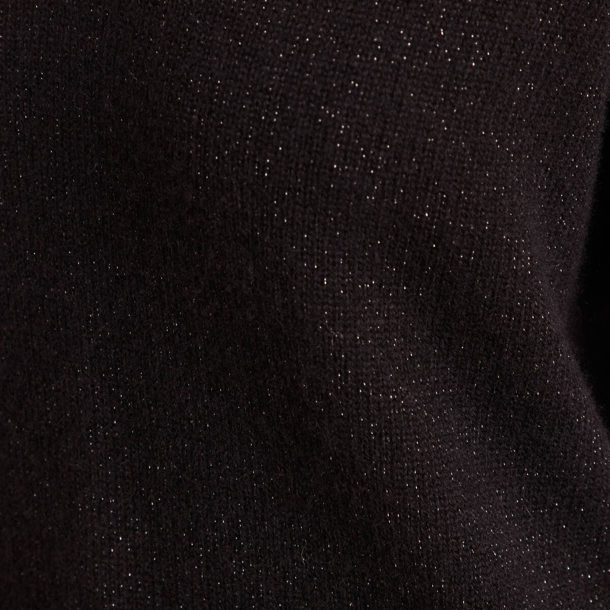 Pull en cachemire col v noir femme