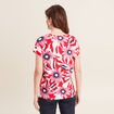 T-shirt manches courtes rouge femme