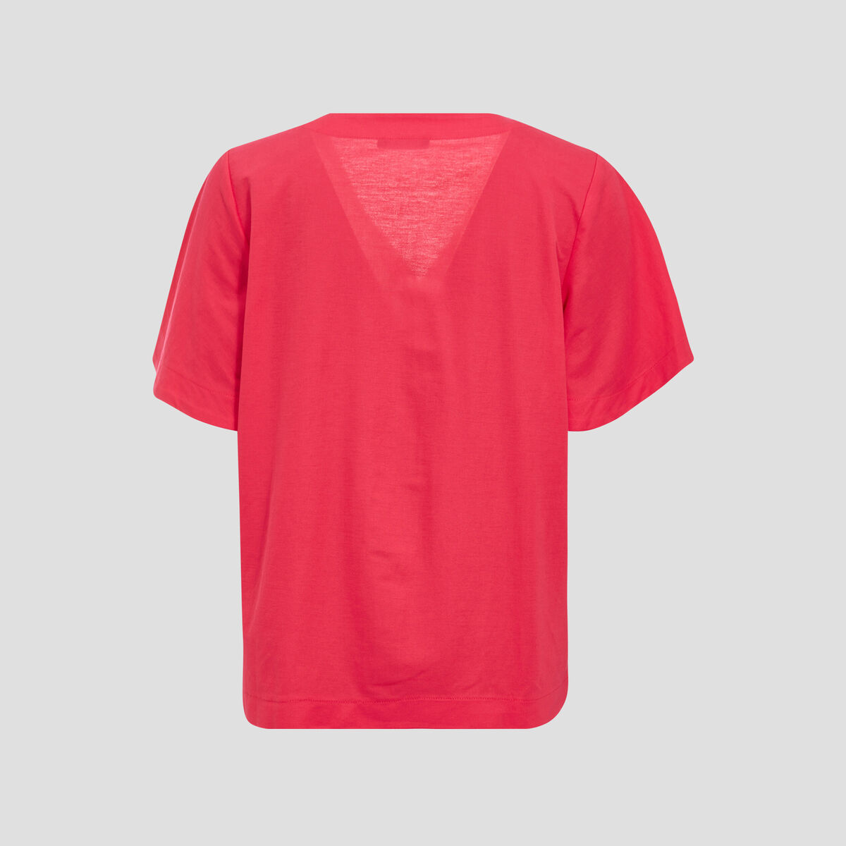 Blouse manches courtes rose fushia femme
