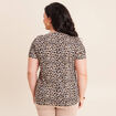 T-shirt manches courtes beige femme