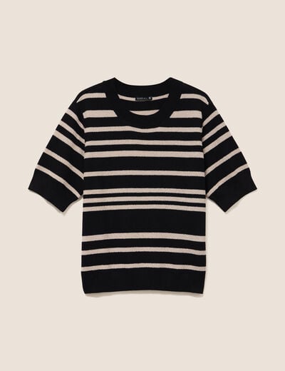 Pull noir femme