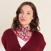 Foulard rose femme