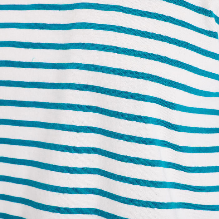 T-shirt manches 3/4 vert canard femme