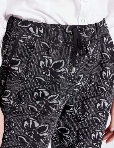 Pantalon jogging noir femme