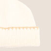 Bonnet ecru femme
