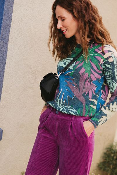 Pull manches longues parme femme