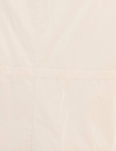 Coupe-vent court zippé sable femme