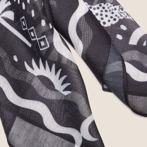 foulard carre noir femme Foulard carré noir femme