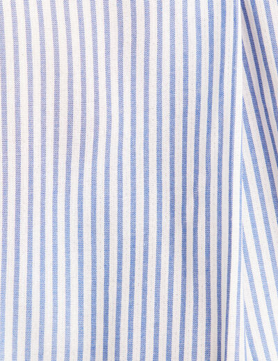 blouse fluide manches 3/4 bleu femme