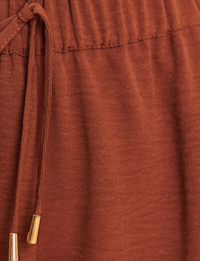 Bermuda marron femme