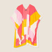 Kimono long fluide multicolore femme
