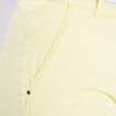 Pantalon chino droit jaune pastel femme
