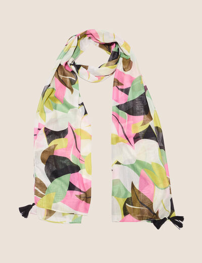 Étole vert kaki femme