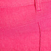 Pantacourt taille standard rose framboise femme