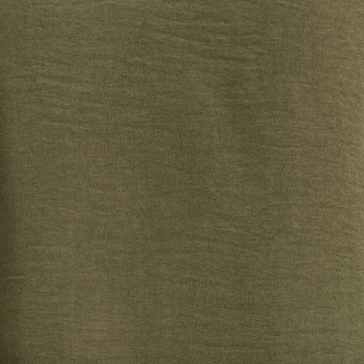 Blouse manches courtes vert kaki femme