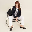 T-shirt manches courtes blanc femme
