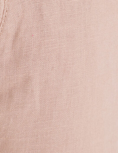 Pantalon flou ceinturé sable femme