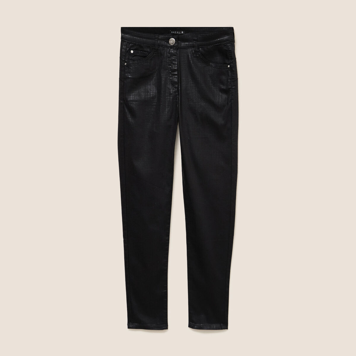Pantalon magique Le L&eacute;ger enduit noir femme