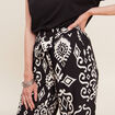 Pantalon flou noir femme