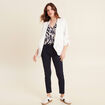 Blouse sans manches bleu foncé femme