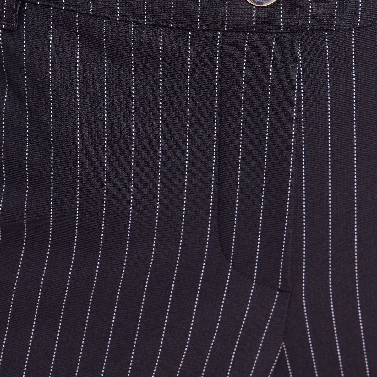 Pantalon large 7/8&egrave;me bleu femme