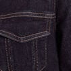 Veste cintr&eacute;e courte en jean denim brut femme