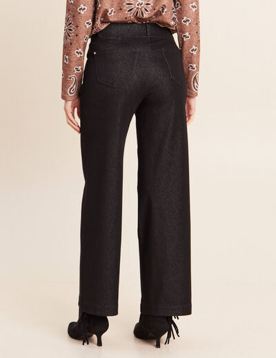 Pantalon Magique L'Enfilable denim noir femme