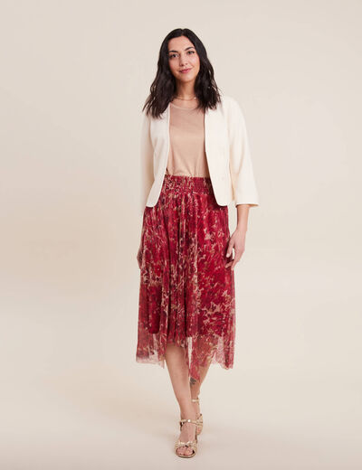 Veste cintrée ecru femme