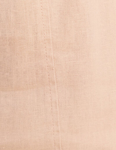 Jupe standard aspect lin sable femme