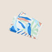 Foulard imprimé multicolore femme