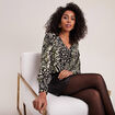 Blouse manches longues vert femme