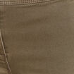 Pantalon coupe bootcut &agrave; pont vert kaki femme