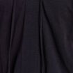 T-shirt col tunisien noir femme