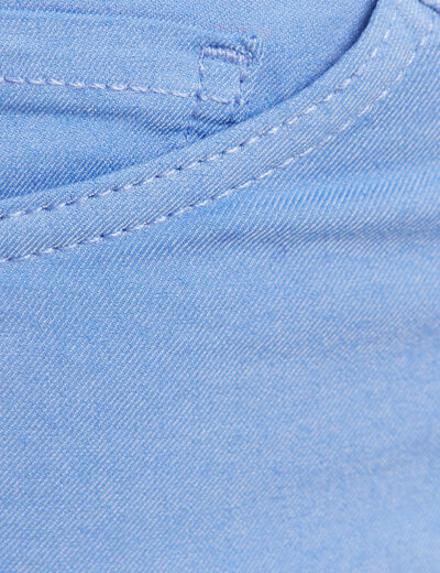 Pantalon léger taille standard 7/8ème bleu ciel femme