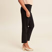 Pantalon droit réversible noir femme