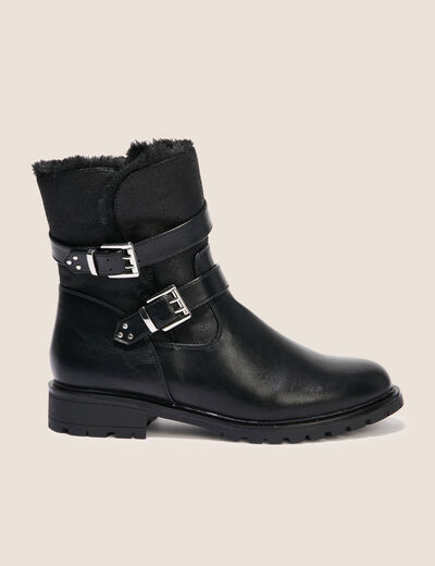 Bottines noir femme