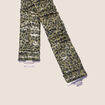 Ceinture large élastiquée vert kaki femme