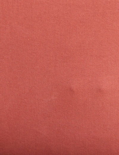 Pantacourt ajusté taille basse vieux rose femme