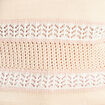 Pull manches longues beige femme