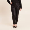 Pantalon magique Le L&eacute;ger enduit noir femme