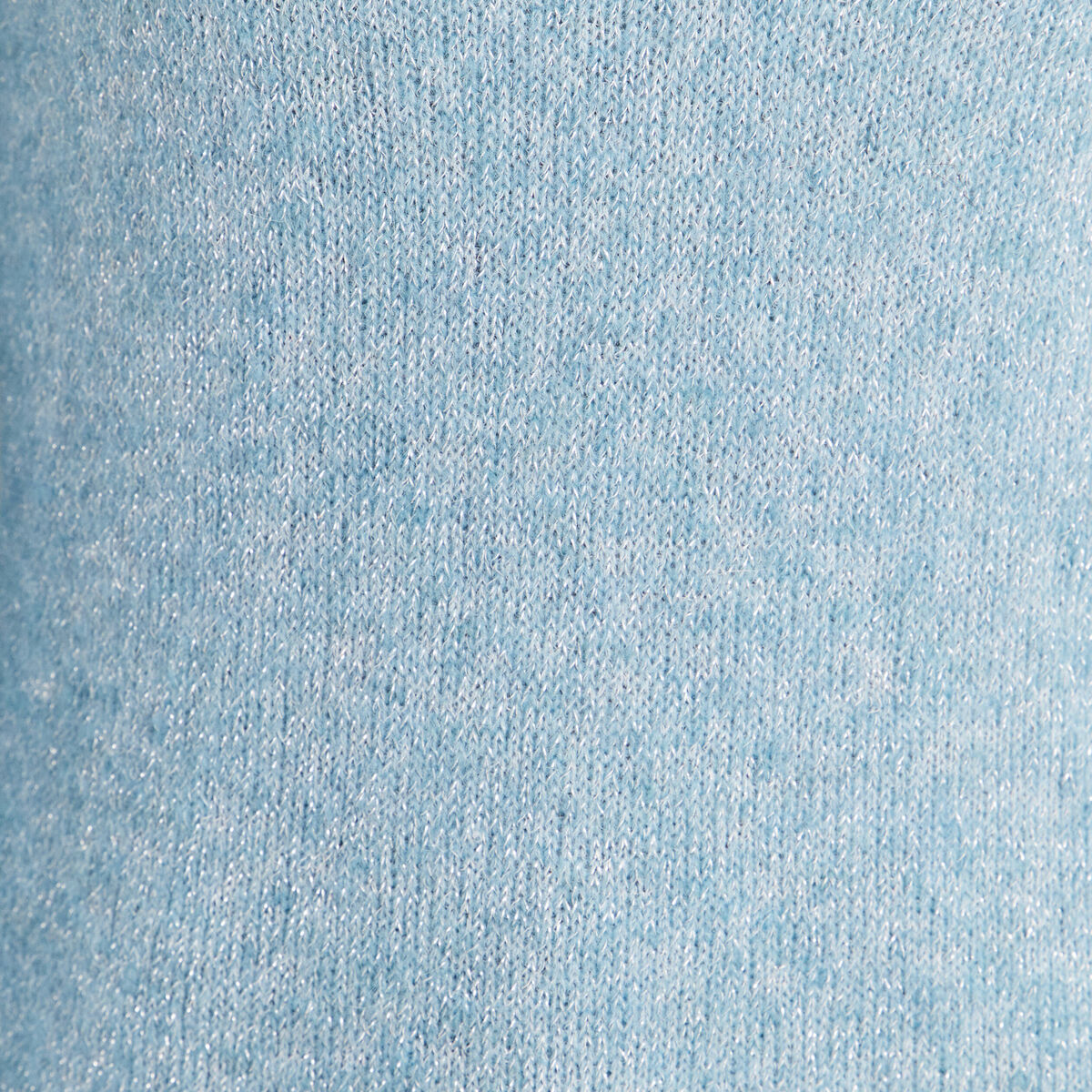 Pull col v bleu p&eacute;trole femme