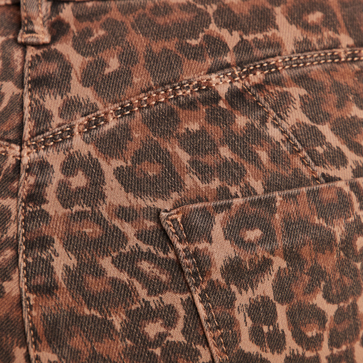 Pantalon magique L'Unique coupe bootcut marron cognac femme